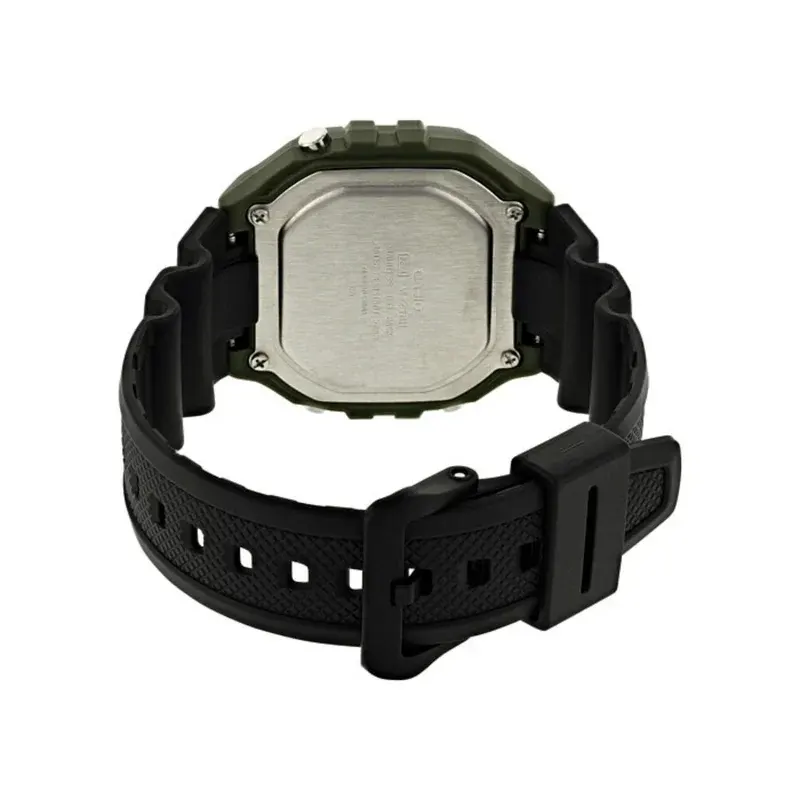 Casio Standard Digital Black Dial Resin Men's Watch- W-218H-1AV